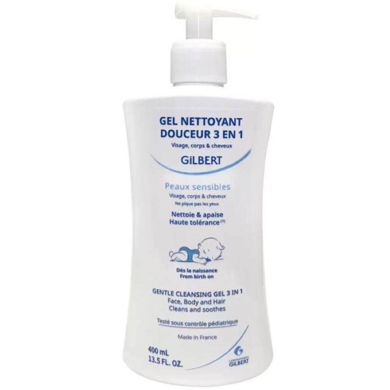 Gilbert Gel Nettoyant Douceur 3 en 1 – 400ml