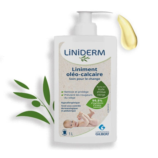 Gilbert Liniderm Liniment Oléo-Calcaire Stabilisé Pompe – 1L