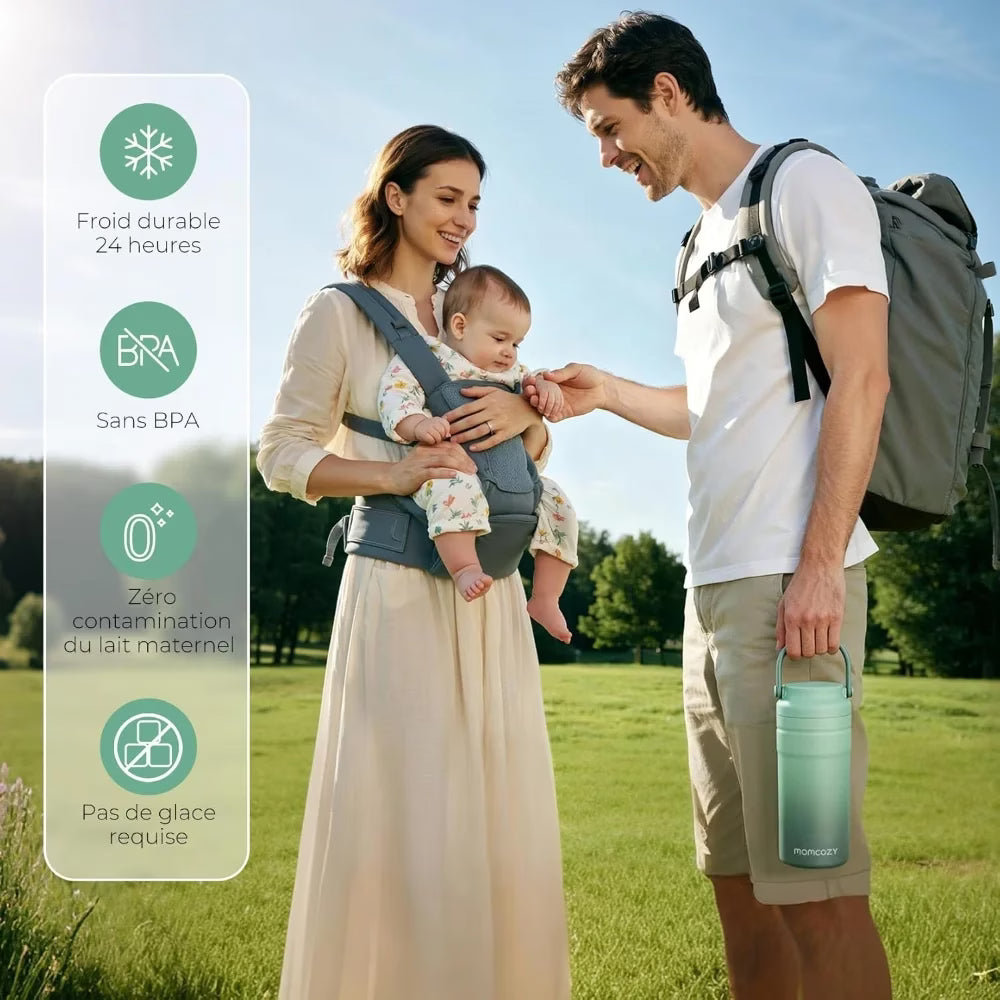 Glacière portable pour lait maternel 350ml Momcozy
