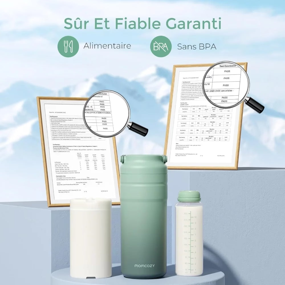 Glacière portable pour lait maternel 350ml Momcozy