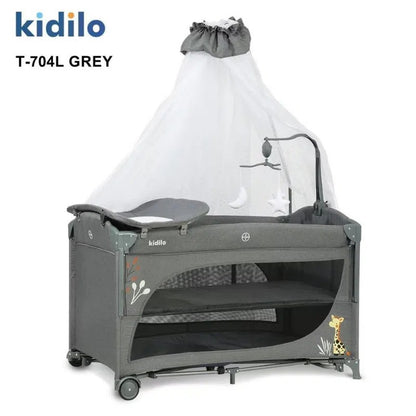 Lit Parc Cododo T-704L Kidilo – Multifonction naissance à 4 ans