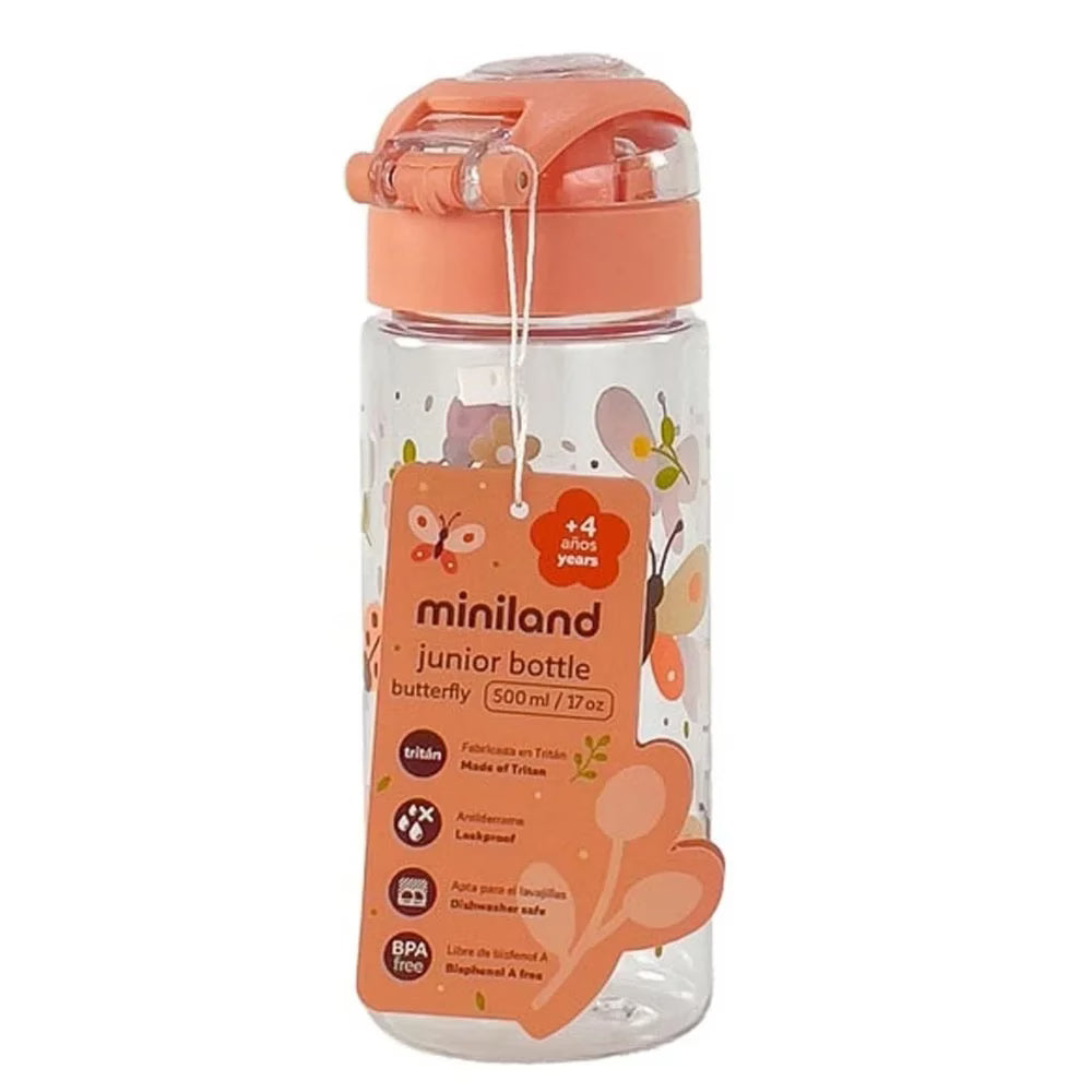 Gourde résistante Butterfly 500ml Miniland