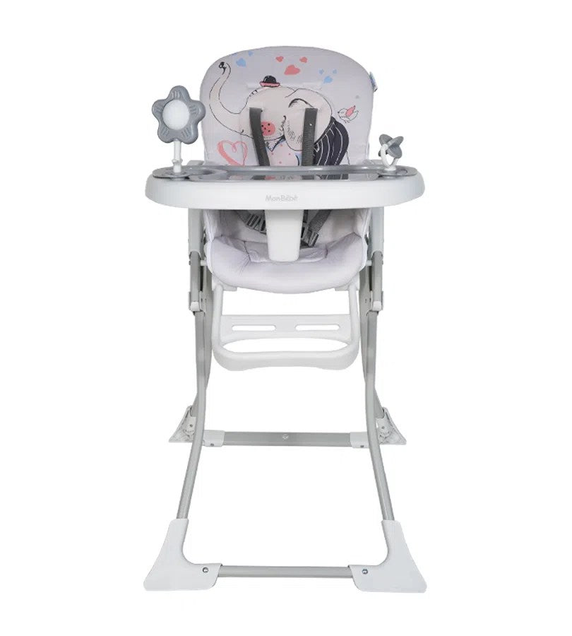 CHAISE HAUTE JUNGLE GRIS – MON BEBE