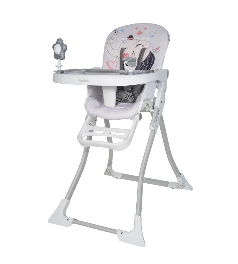 CHAISE HAUTE JUNGLE GRIS – MON BEBE