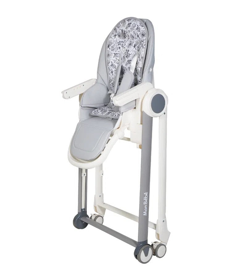 CHAISE HAUTE ÉVOLUTIVE GRIS – MON BEBE