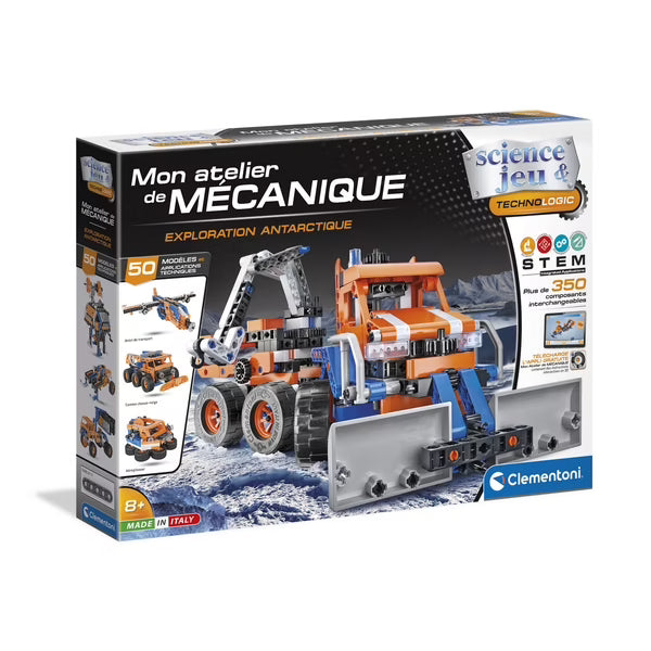Mon atelier de mécanique – Exploration antarctique