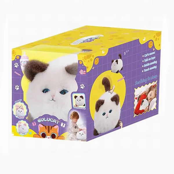 Peluche chaton vivant