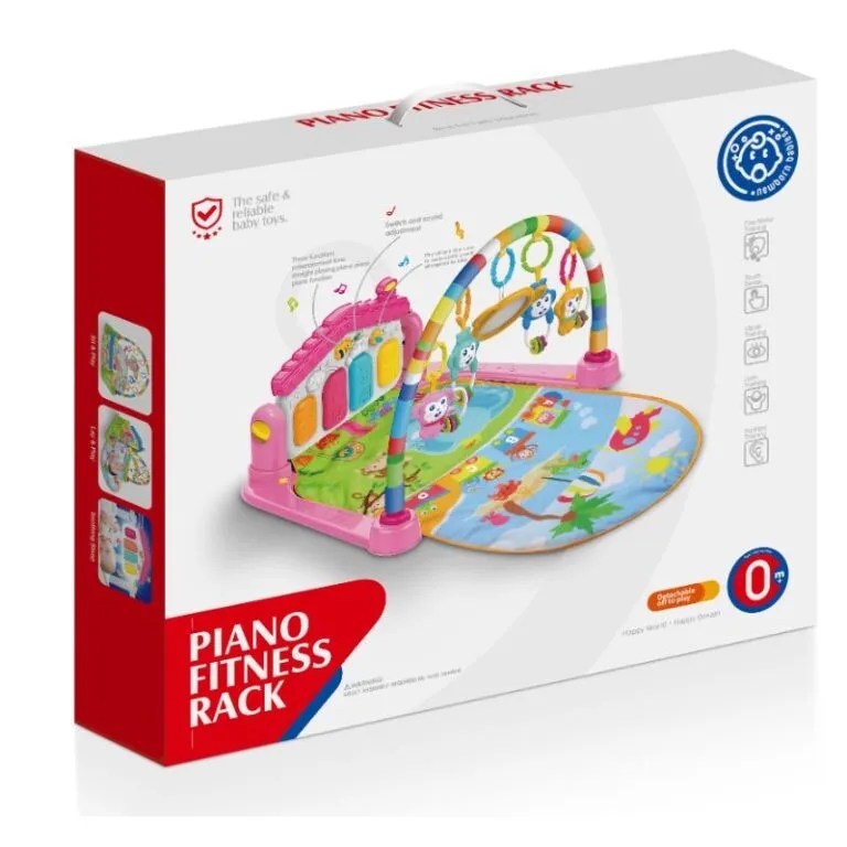 Huanger – Tapis Piano d’éveil musical Lumineux 3en1