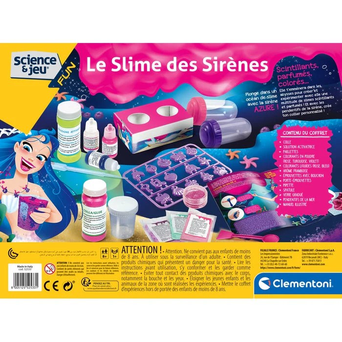Laboratoire Scientifique de slime des sirènes – Clementoni