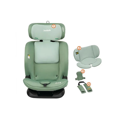 Jovikids Siège auto CICI TT i-Size 76-150 cm – Vert