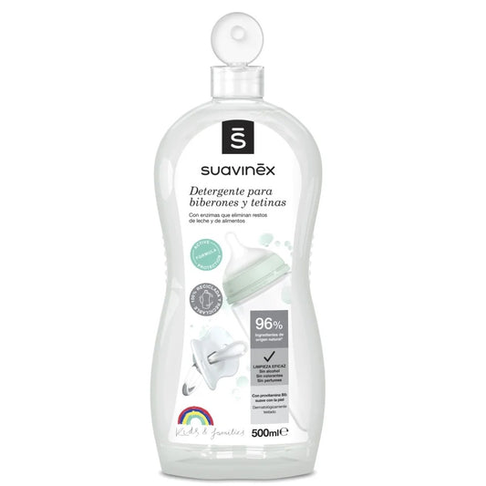 Suavinex Liquide Nettoyant pour Biberons et Tétines 500 ml