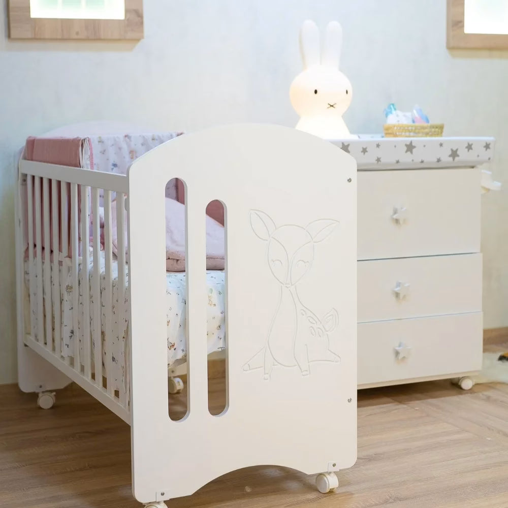 Lit bébé en bois Neusy 120*60 IKID