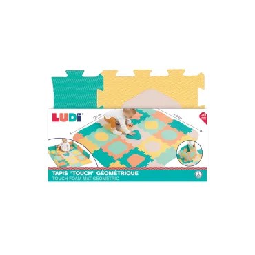 Tapis dalles géométrique pastel – LUDI