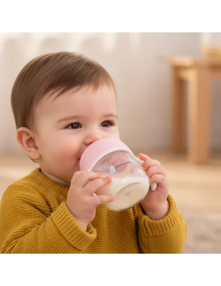Mammia biberon évolutif 2en1 à Poignée Ergonomique 150ml