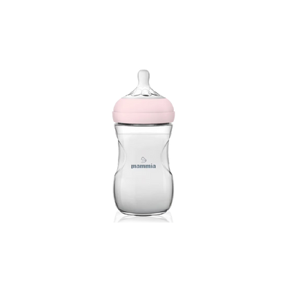 Mammia Biberon Natural Feeling 240ml – 3 mois (débit adapté)