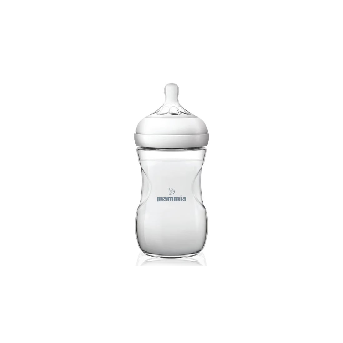 Mammia Biberon Natural Feeling 240ml – 3 mois (débit adapté)