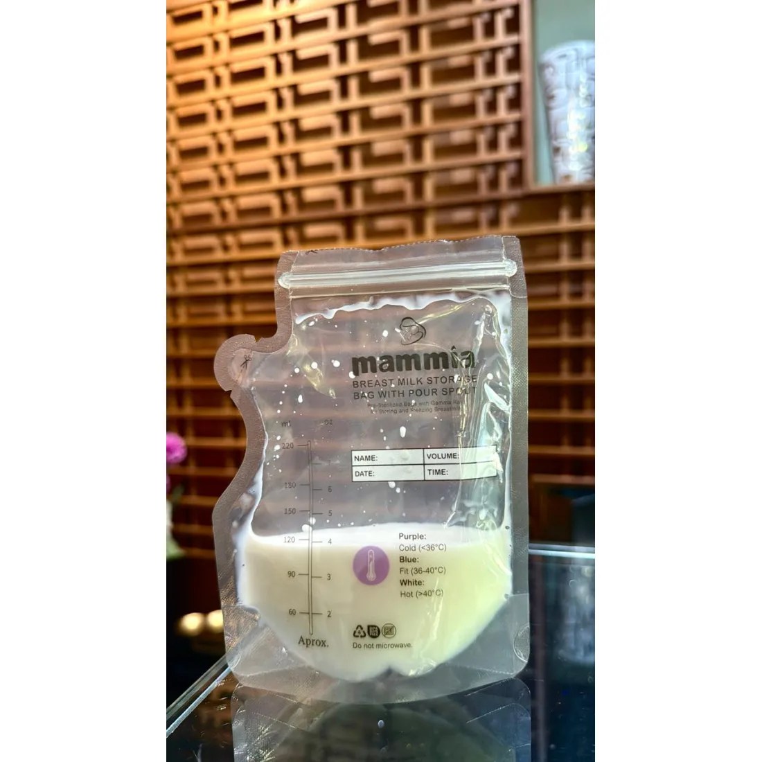 Mammia Sachets de conservation de lait maternel x25