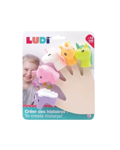 Marionnettes à Doigts Licorne Ludi