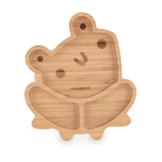 ASSIETTE BAMBOU +6M GRENOUILLE MINILAND