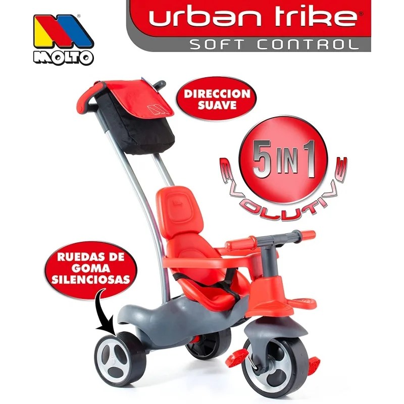 Tricycle Soft Control Rouge – Molto
