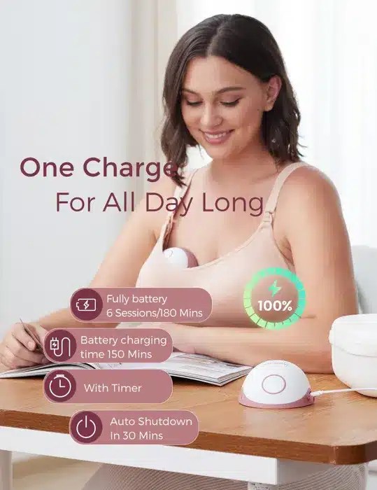 Tire-lait Momcozy M6 – Mains Libres Électrique