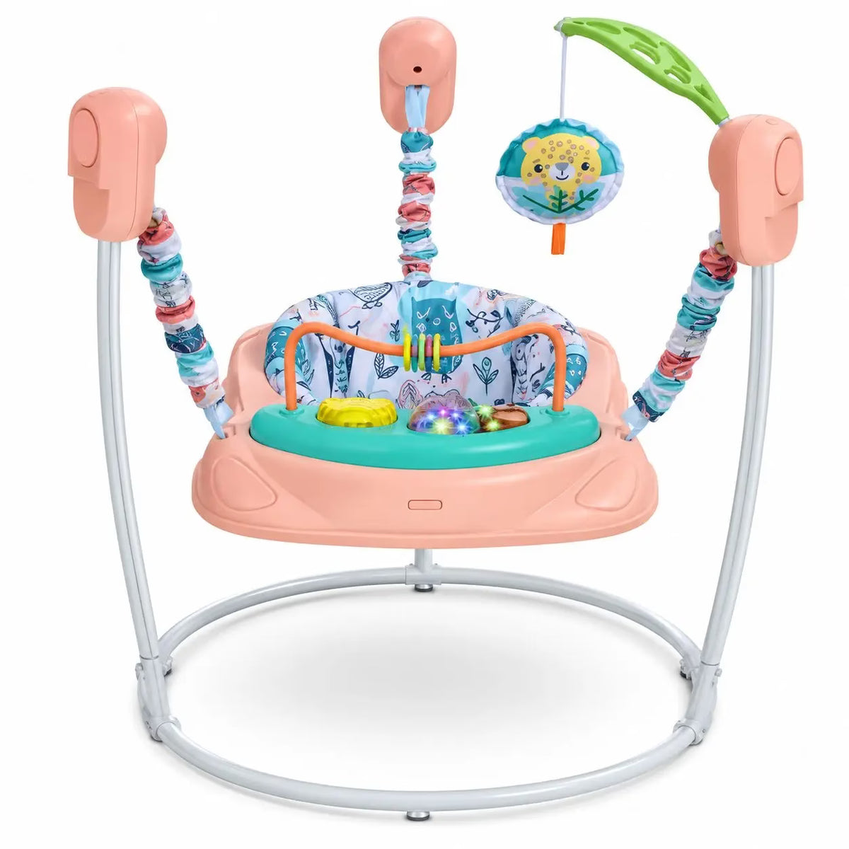 Monbébé Baby Jumper – Aire d’éveil à rebonds avec  Rose