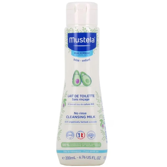 Lait de toilette sans rinçage 200 ml Mustela