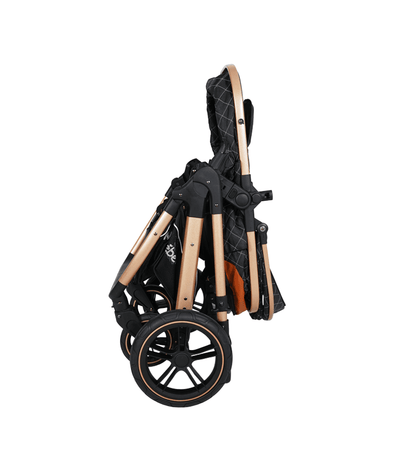 POUSSETTE TENDANCE RÉVERSIBLE NOIR – MON BÉBÉ