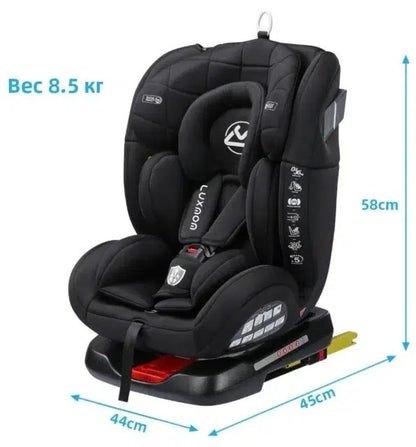 Siege auto naissance à 12ans – Grp0/1/2/3 Rotatif Isofix – Noir