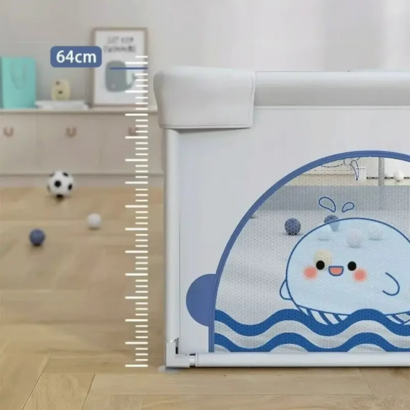 Parc de jeux bébé pliable 200cm x180 cm Beige avec tapis et balles