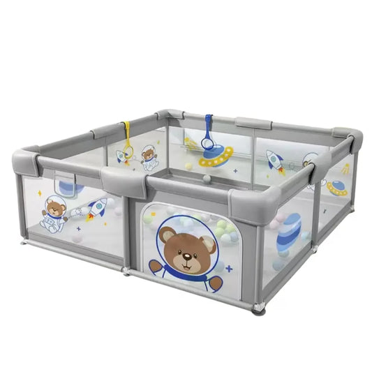 Parc de jeux bébé XXL ours 200*180  et balles inclus