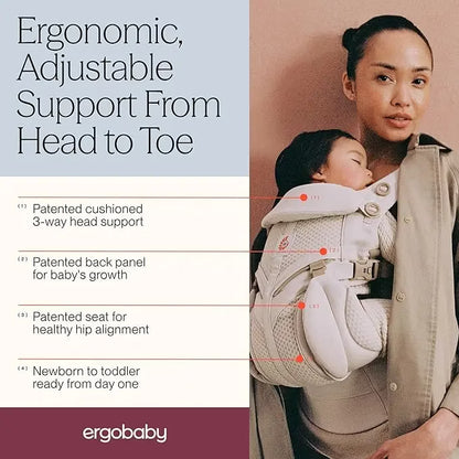 Porte-bébé Ergobaby Noir 3 à 20 kg