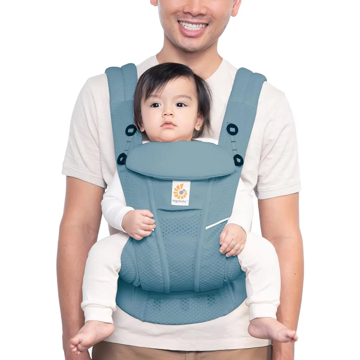 Porte-bébé ergonomique Ergobaby Omni Breeze – Bleu ardoise