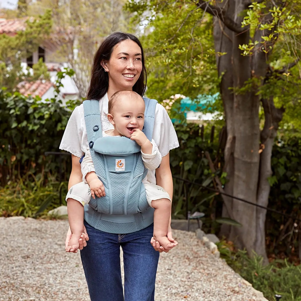 Porte-bébé ergonomique Ergobaby Omni Breeze – Bleu ardoise