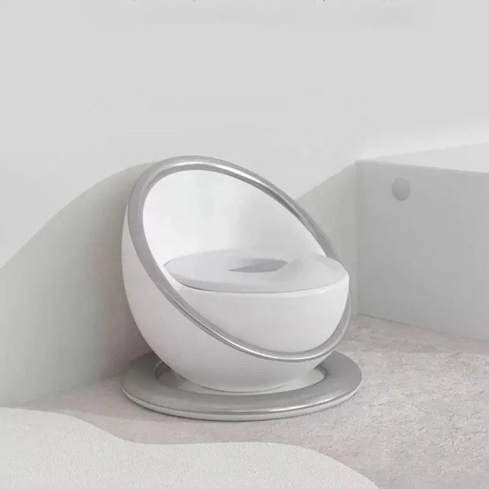 Pot de Toilette Bébé Coque Deluxe – Gris