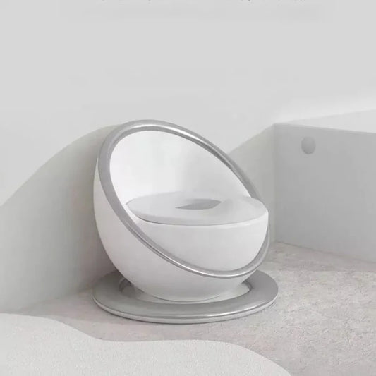 Pot de Toilette Bébé Coque Deluxe – Gris
