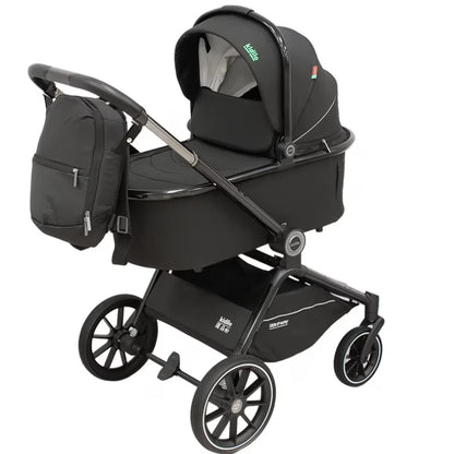 Poussette 3en1 beige Kidilo S008