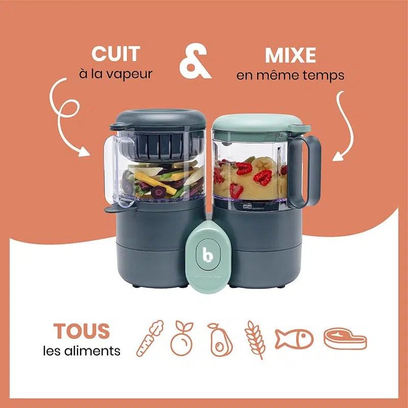 Nutribaby One – Robot culinaire cuisson & mixage
