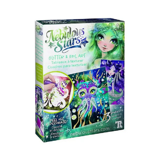 Coloriage et Peinture à Paillettes et Feuilles – Nebulous Stars