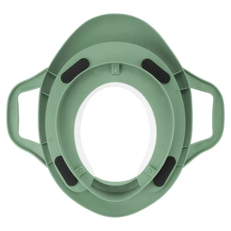 Réducteur De Toilette Avec Poignée Vert Badabulle