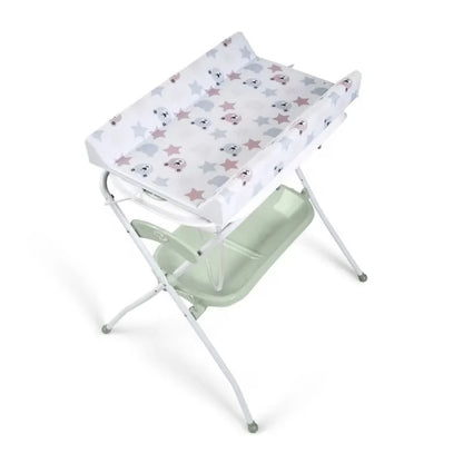 Baignoire Zoe pliable avec table à langer – Verte – Innovaciones MS