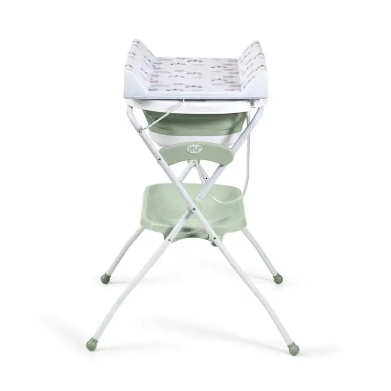 Baignoire Zoe pliable avec table à langer – Verte – Innovaciones MS