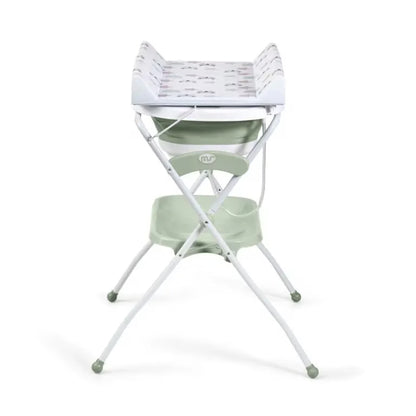 Baignoire Zoe pliable avec table à langer – Verte – Innovaciones MS