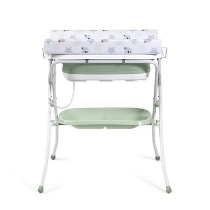 Baignoire Zoe pliable avec table à langer – Verte – Innovaciones MS