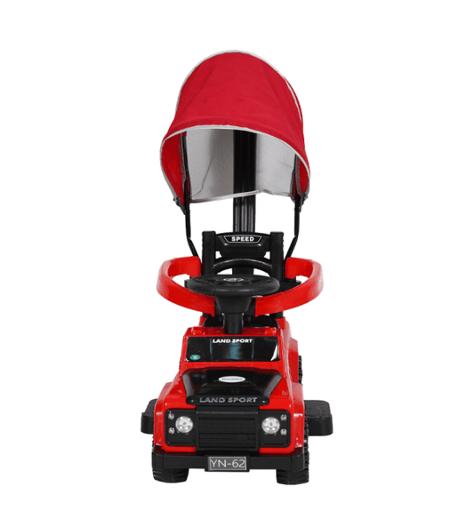 BABY CAR AVEC OMBRELLE ROUGE – MON BÉBÉ