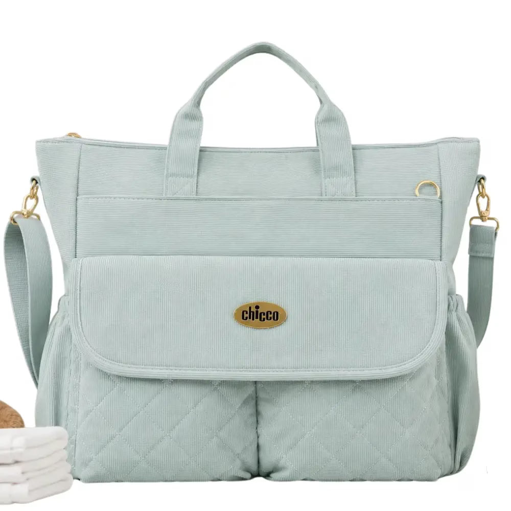 Sac à Langer Chicco Velours – Vert Menthe