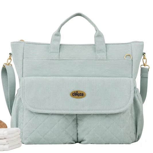 Sac à Langer Chicco Velours – Vert Menthe