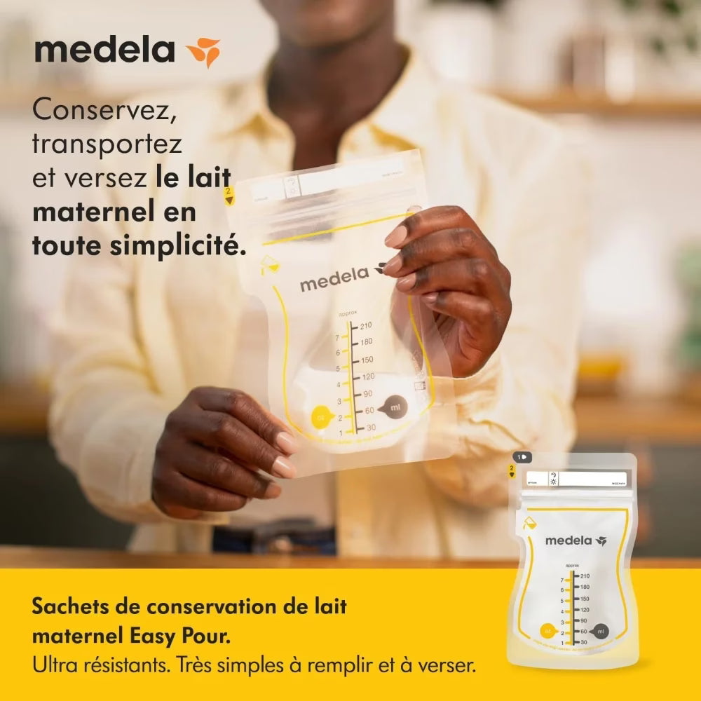 Sachets de conservation pour lait maternel – 50 unités – Medela