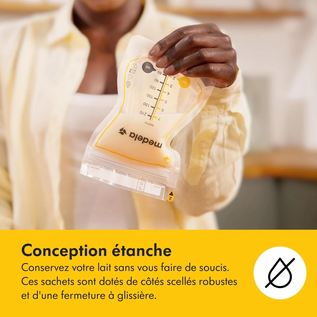 Sachets de conservation du lait maternel 100unités Medela