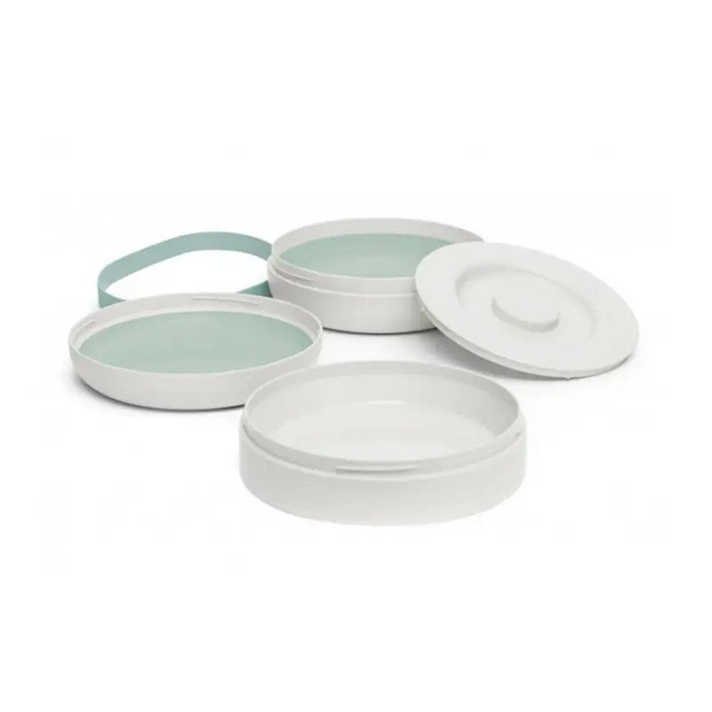 Suavinex Set de Deux Assiettes Alimentaires – Vert